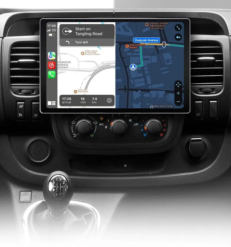 Radio nawigacja Renault Trafic 3 2015 - 2019 Opel Vivaro B CarPlay Android Auto - Multigenus