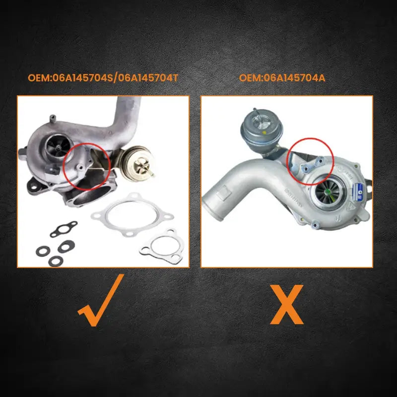 Turboładowarka K04-001 do VW Golf Sport Beetle Audi A3 TT 06A145704T 06A145713D