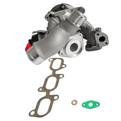 Srebrna metaliczna turbosprężarka ap01 z uszczelkami do seat ibiza 1.4 tdi 55kw 75ps i 66kw 90ps