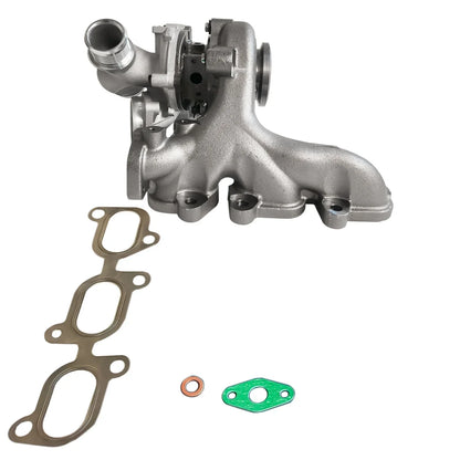 Srebrna metaliczna turbosprężarka ap01 z uszczelkami do seat ibiza 1.4 tdi 55kw 75ps i 66kw 90ps