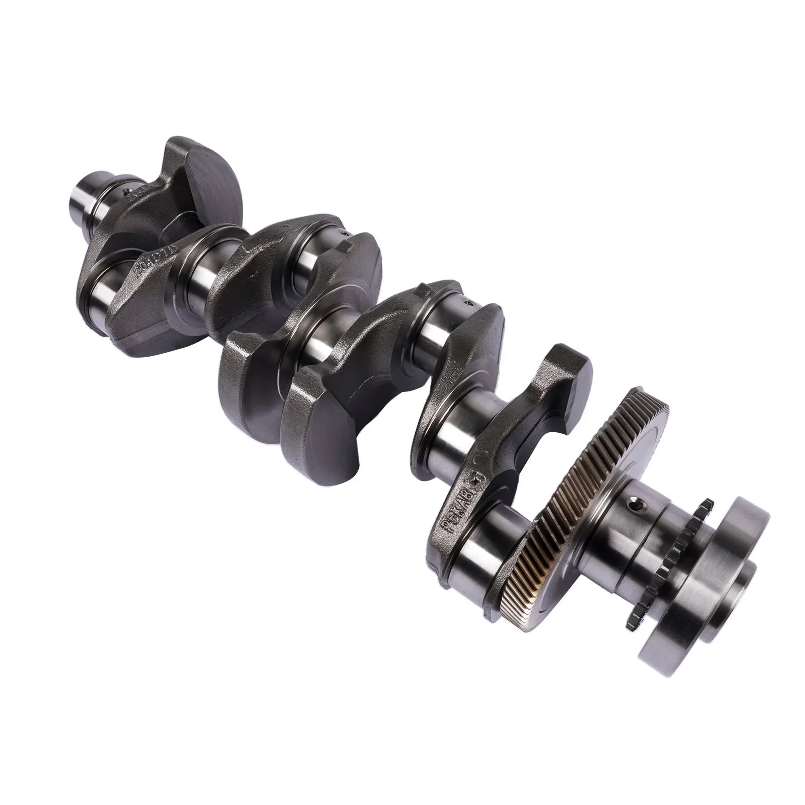 Czarny kuty stalowy wał korbowy ap03 jde36893 z polerowanymi panewkami do land rover discovery sport aj200