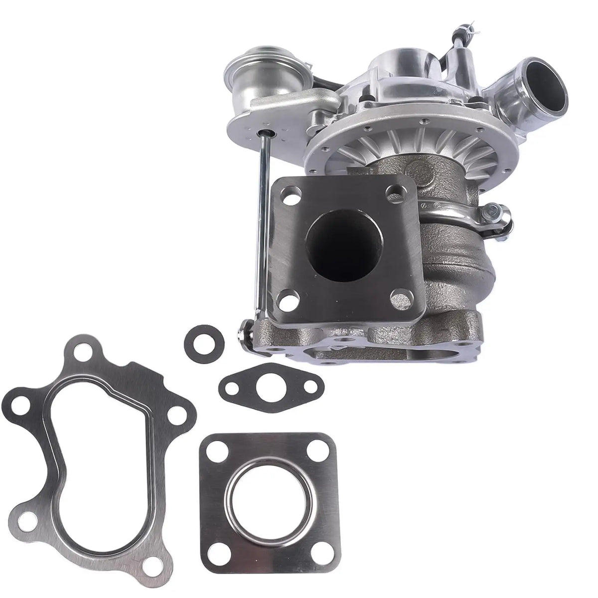 Srebrna metaliczna turbosprężarka do perkins 404d-22t z uszczelkami numery oem silników perkins
