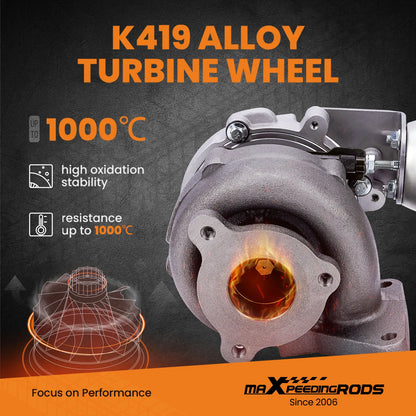 Turbocharger GT1749V Renault 1.9 dCi F9Q 120 HP