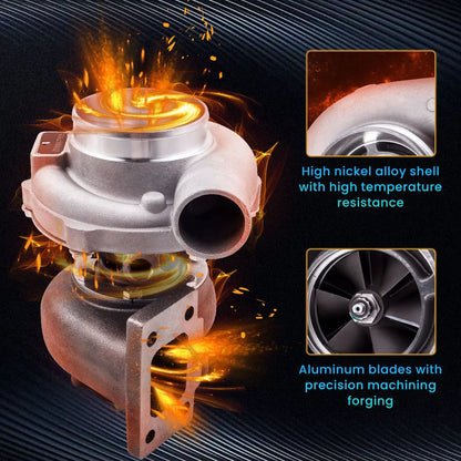 Uniwersalna turbosprężarka GT3037 GT3076 T3 2.5–3.0L