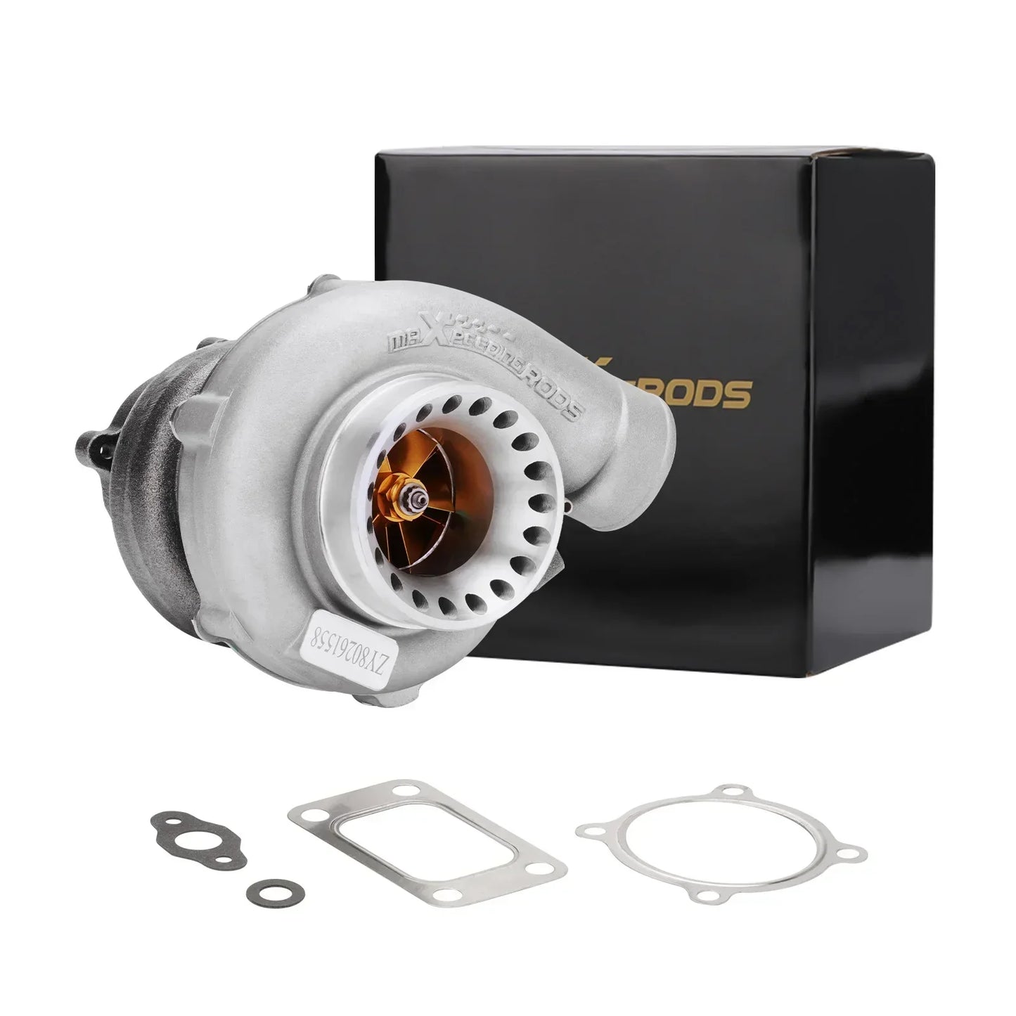 Turbosprężarka GT35 GT3582 T3 A/R 0,63, chłodzona wodą i olejem 2.5–6.0L