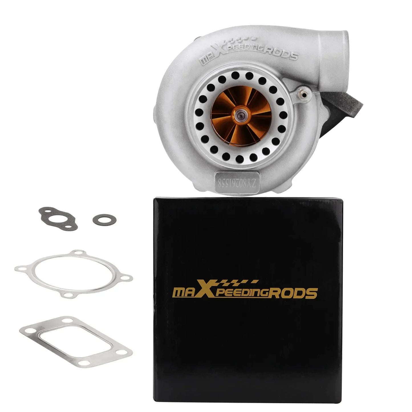 Turbosprężarka GT35 GT3582 T3 A/R 0,63, chłodzona wodą i olejem 2.5–6.0L
