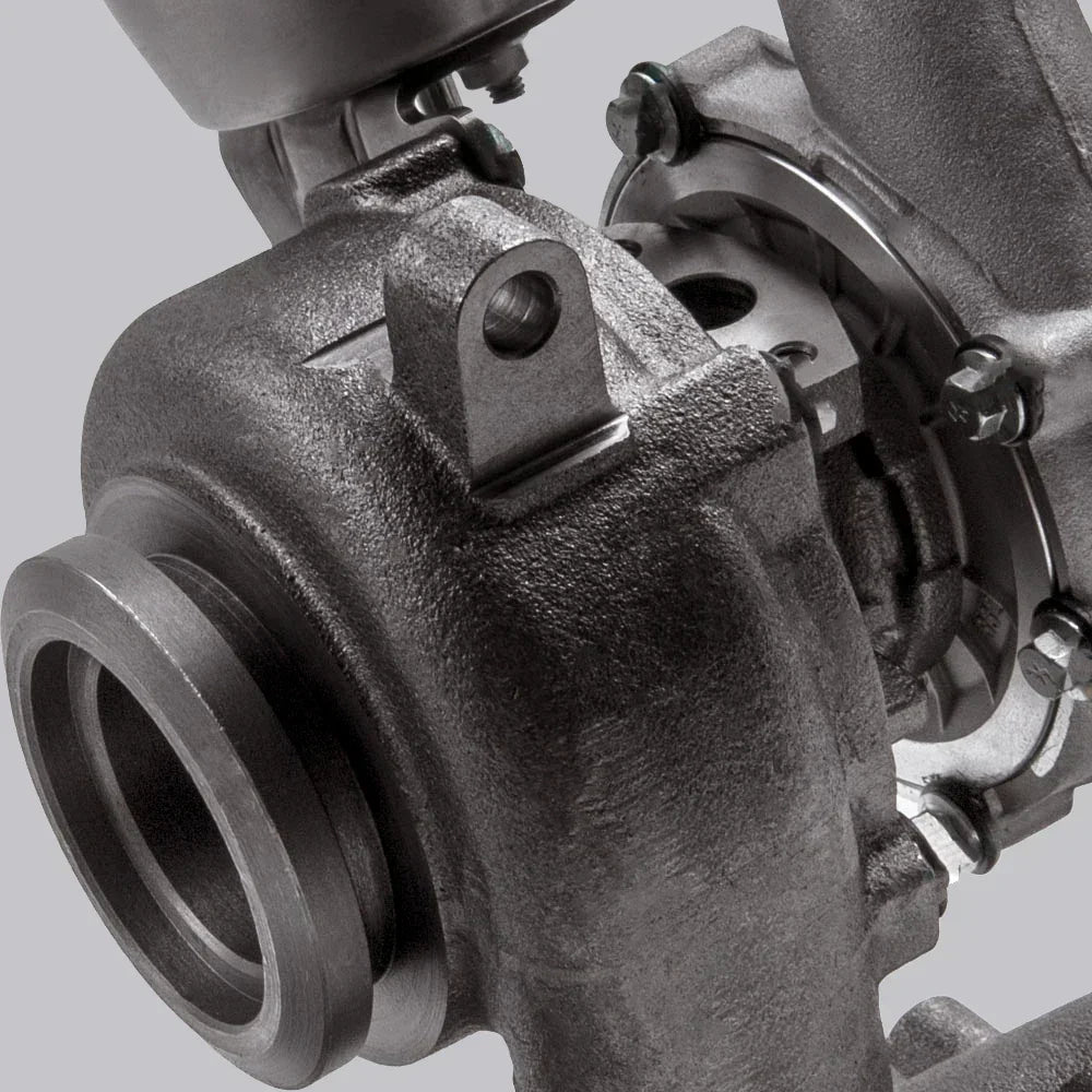 Gray metallic turbosprężarka gta1749mv with textured surface and visible bolts for jeep patriot 2.0 tdi bsy bkd