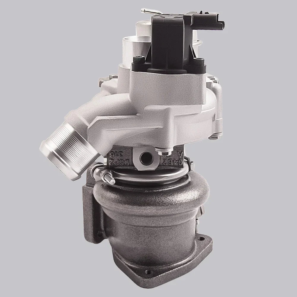 Turbo k03 turbosprężarka ep6cdt do citroena ds c4 i peugeota 1.6 thp z metaliczną obudową i plastikowymi elementami