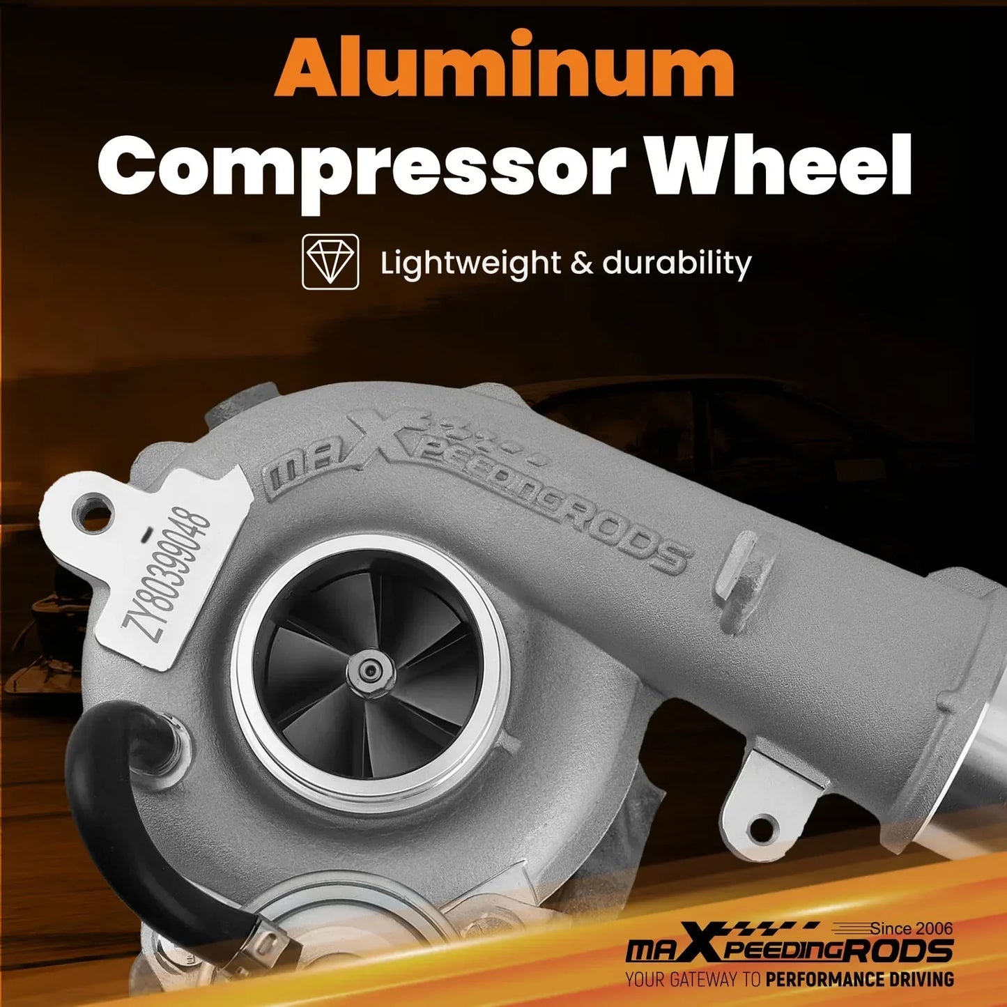 Turbocompressore Mazda 3 MPS CX-7 MZR DISI K0422-882 con guarnizione