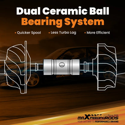 Turbocompresseur de course à double roulement à billes T25 T28 Turbo GT2871 GT2860 avec soupape de décharge