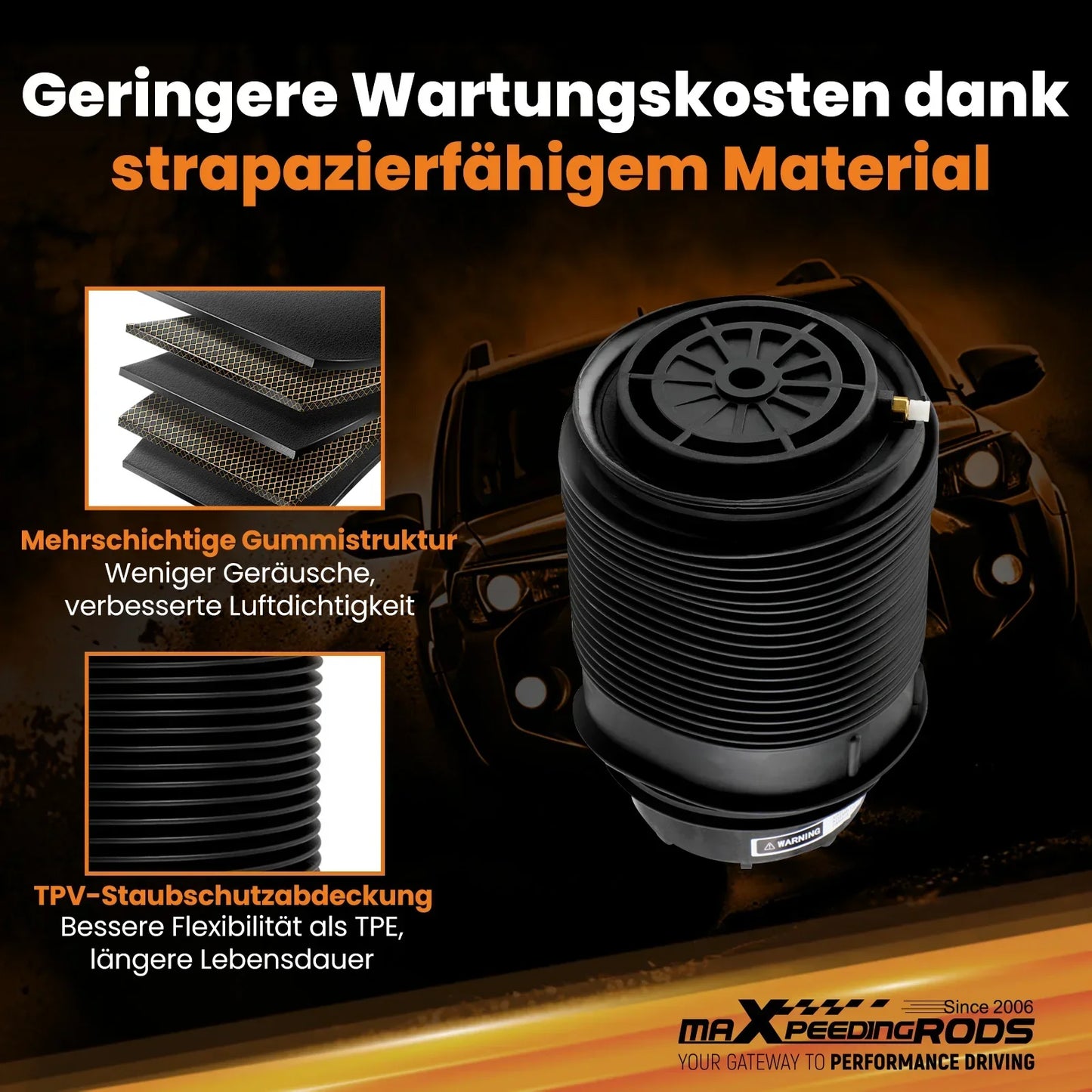 Bakre vänster &  Höger luftfjädringsfjädring för Mercedes-Benz E-klass W212 S212