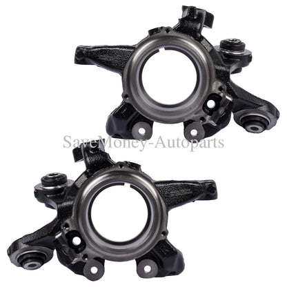 Czarne metalowe piasty zwrotnicy tyl lewa i prawa z łożyskiem do bmw e90 e91 e92 e87 e88