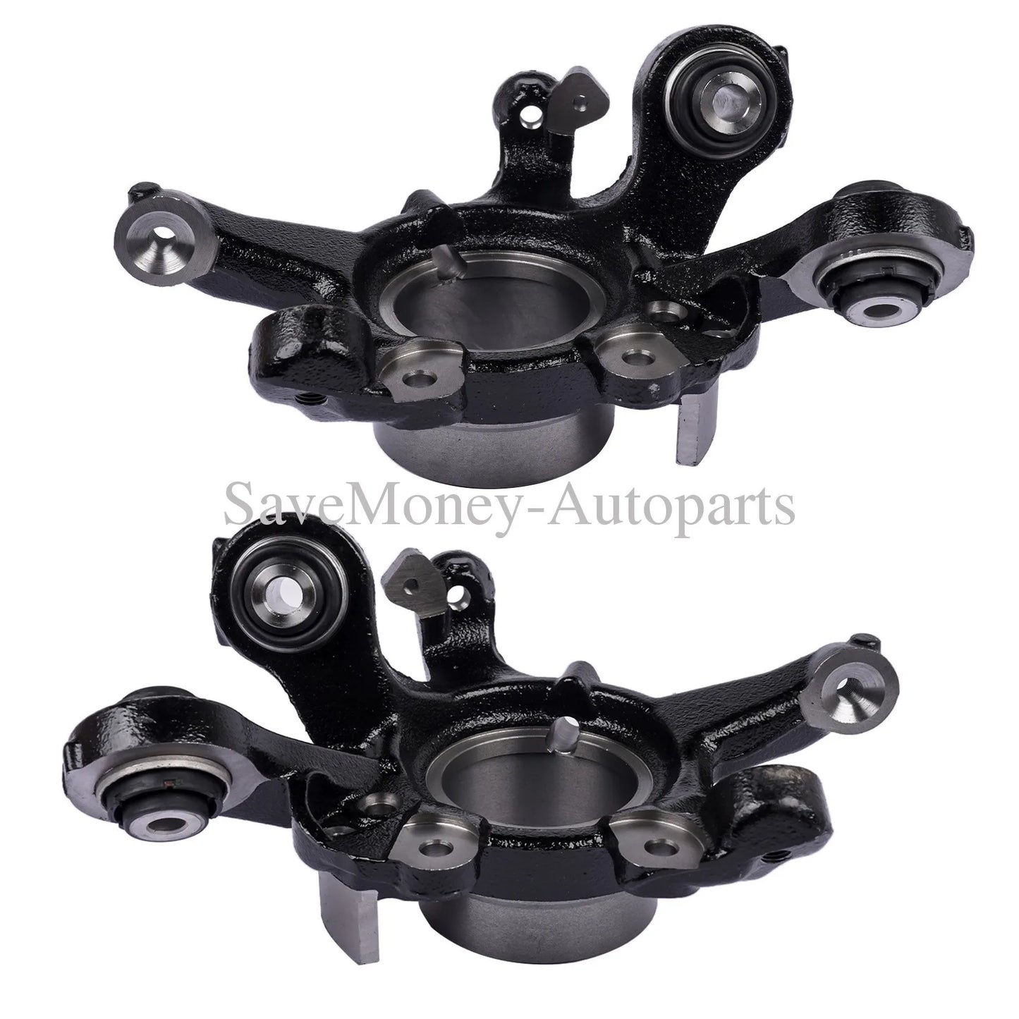 Czarne metalowe piasta zwrotnicy tył lewa i prawa zintegrowane przeguby kulowe do bmw e90 e91 e92 e93 e87 e88