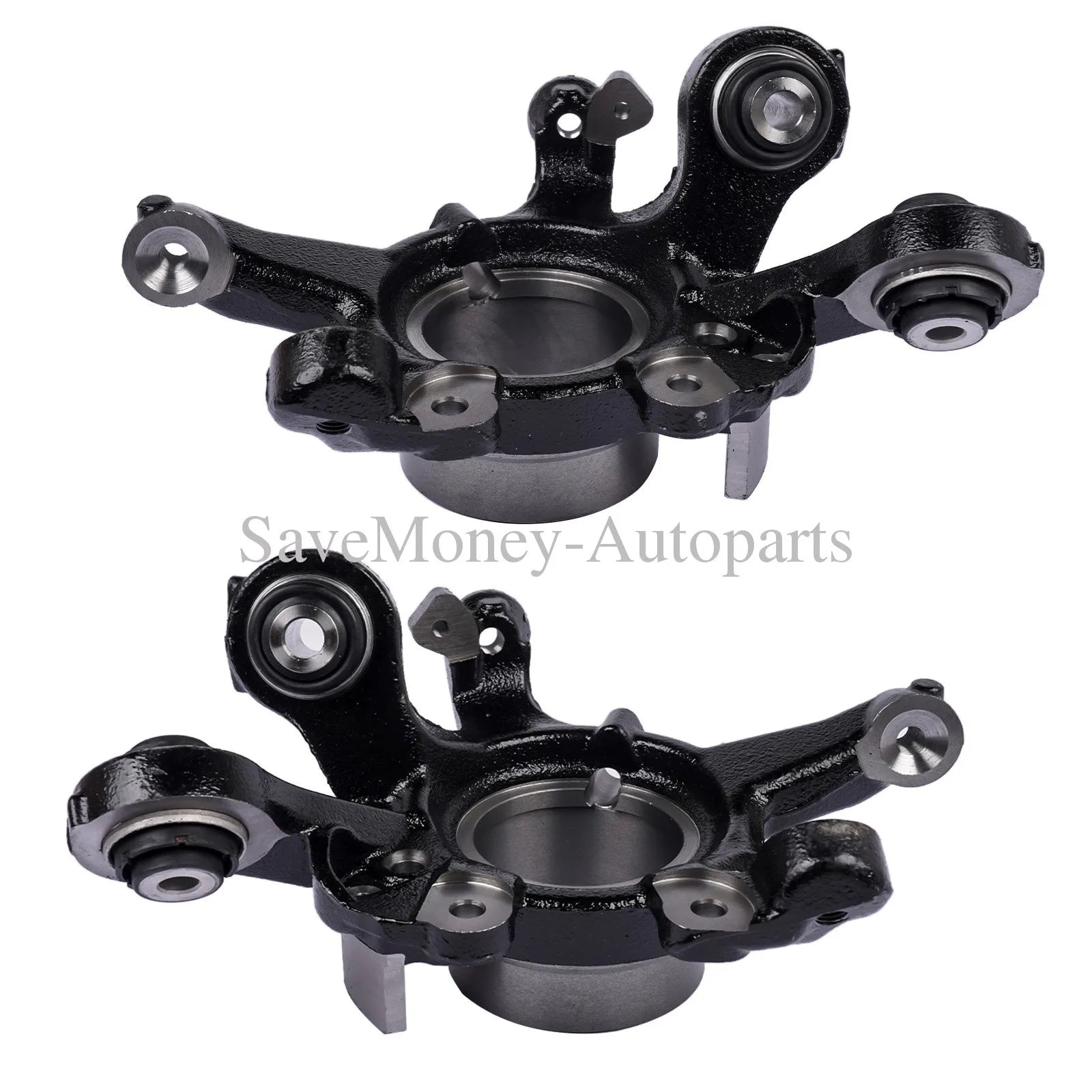 Czarne metalowe piasta zwrotnicy tył lewa i prawa zintegrowane przeguby kulowe do bmw e90 e91 e92 e93 e87 e88
