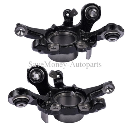 Czarne metalowe piasta zwrotnicy tył lewa i prawa zintegrowane przeguby kulowe do bmw e90 e91 e92 e93 e87 e88