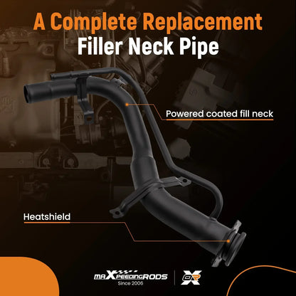 Pipe de remplissage d'essence arrière pour Suzuki Wagon R+ et Opel Agila