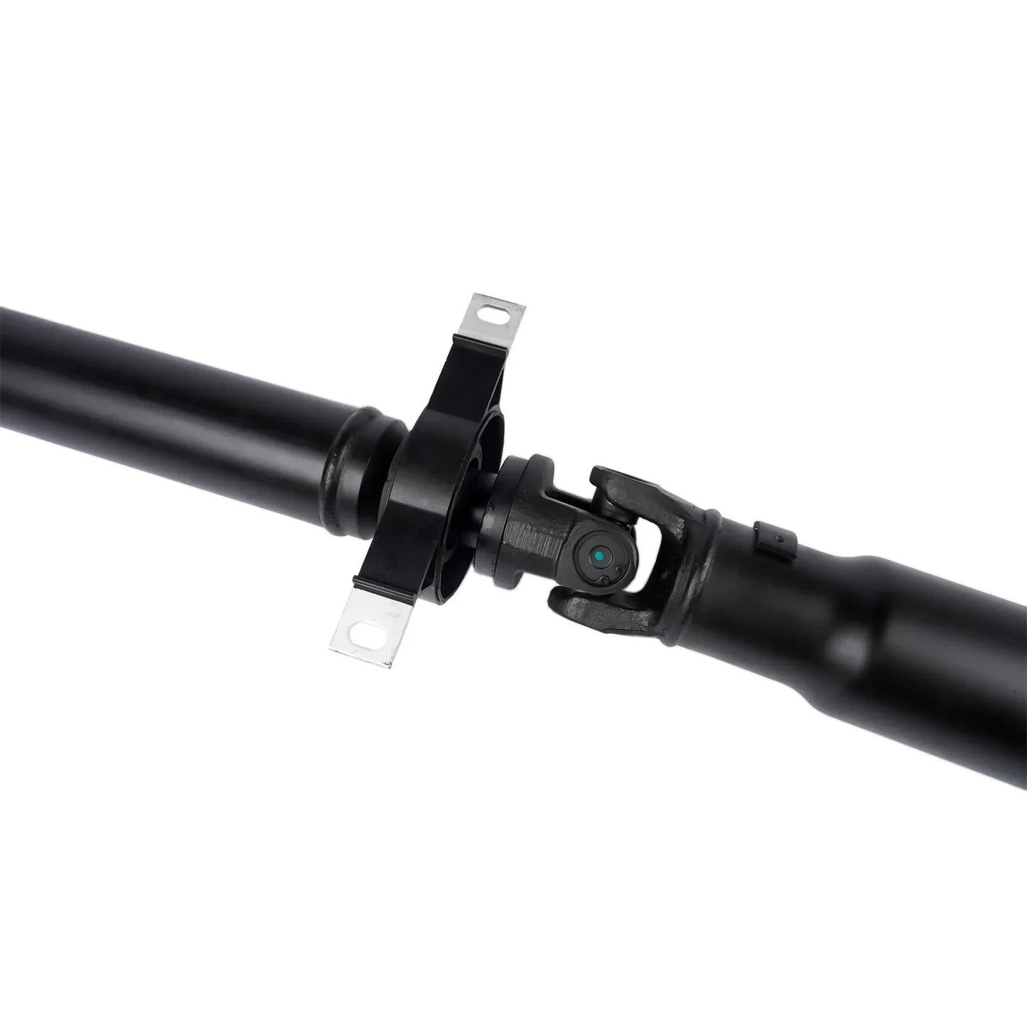 Czarny tylny wał napędowy 1550 mm z przegubem i mocowaniem do bmw e46 330i 330ci