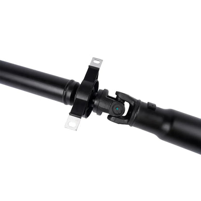 Czarny tylny wał napędowy 1550 mm z przegubem i mocowaniem do bmw e46 330i 330ci