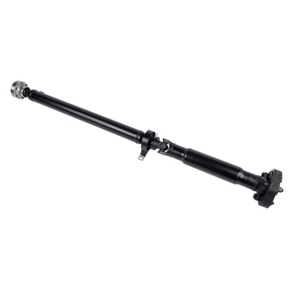 Czarny zespół wału napędowego tylnego do bmw e46 1998-2006 z centralnym przegubem i metalowymi końcówkami