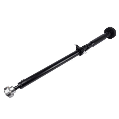 Czarny zespół wału napędowego tylnego do bmw e46 1998-2006 długość 1412 mm z chromowanymi końcówkami