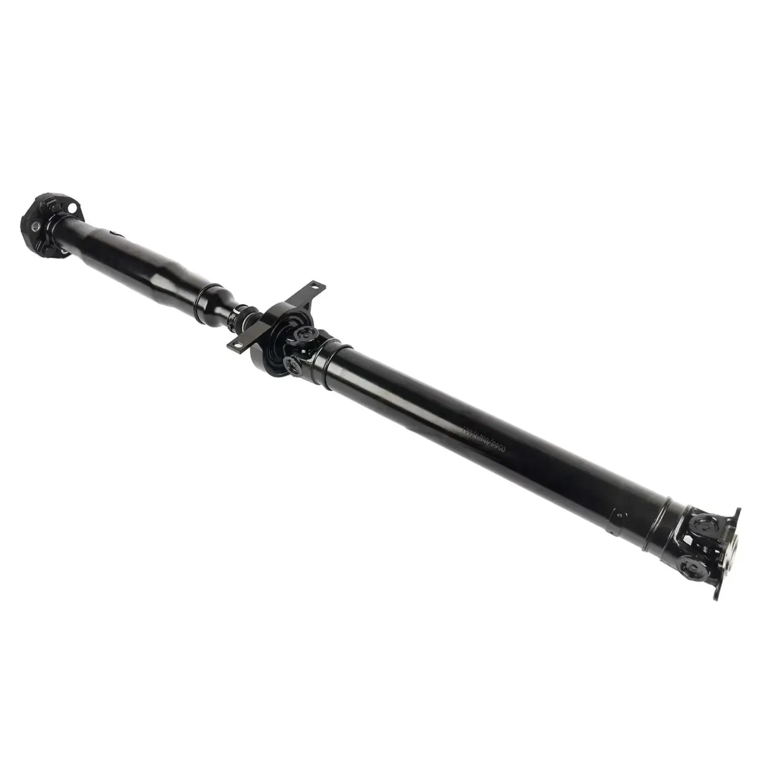 Czarny metalowy wał napędowy z przegubami do bmw x3 e83 2004 2006 3.0l z centralnym mocowaniem part number