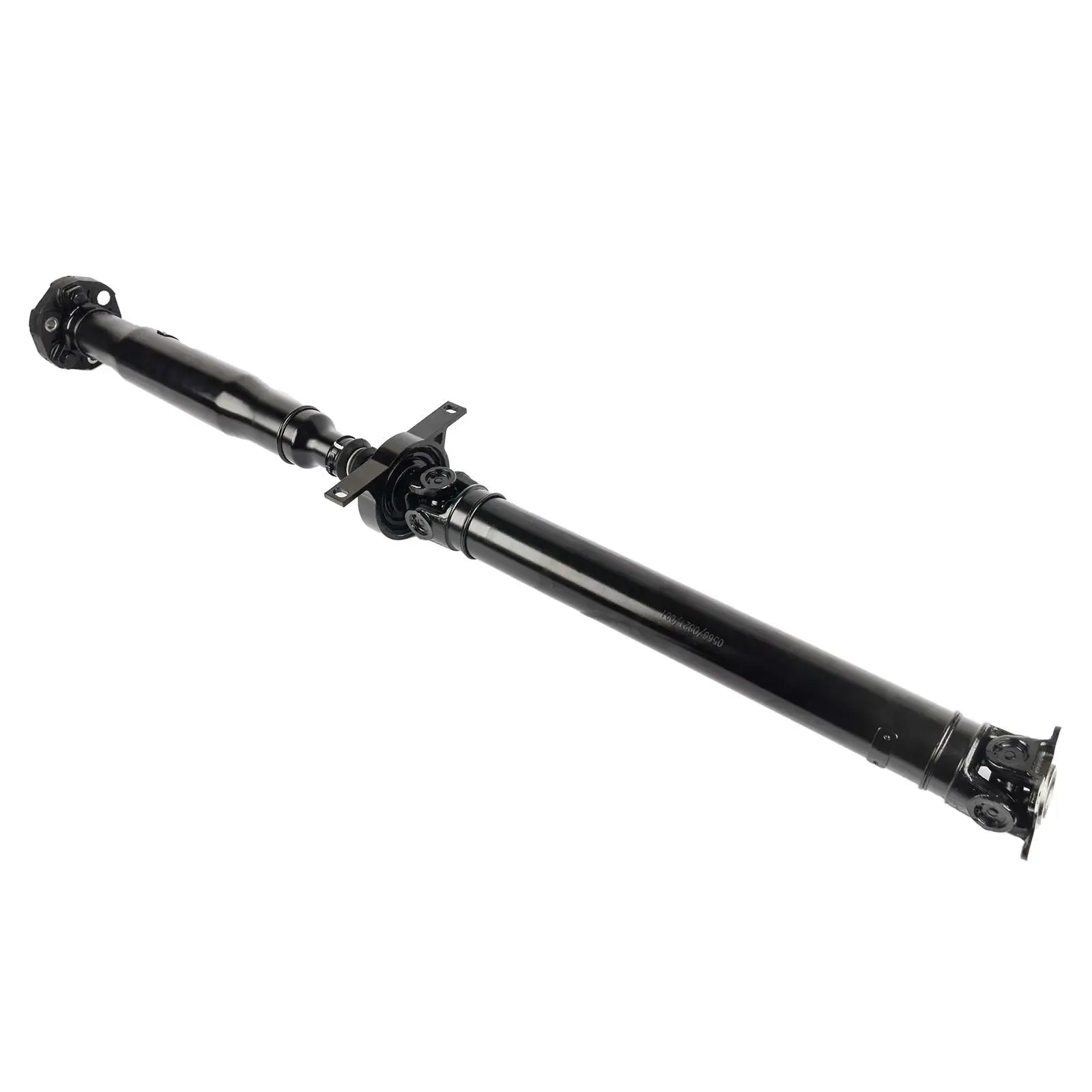 Czarny metalowy wał napędowy z przegubami do bmw x3 e83 2004 2006 3.0l z centralnym mocowaniem part number