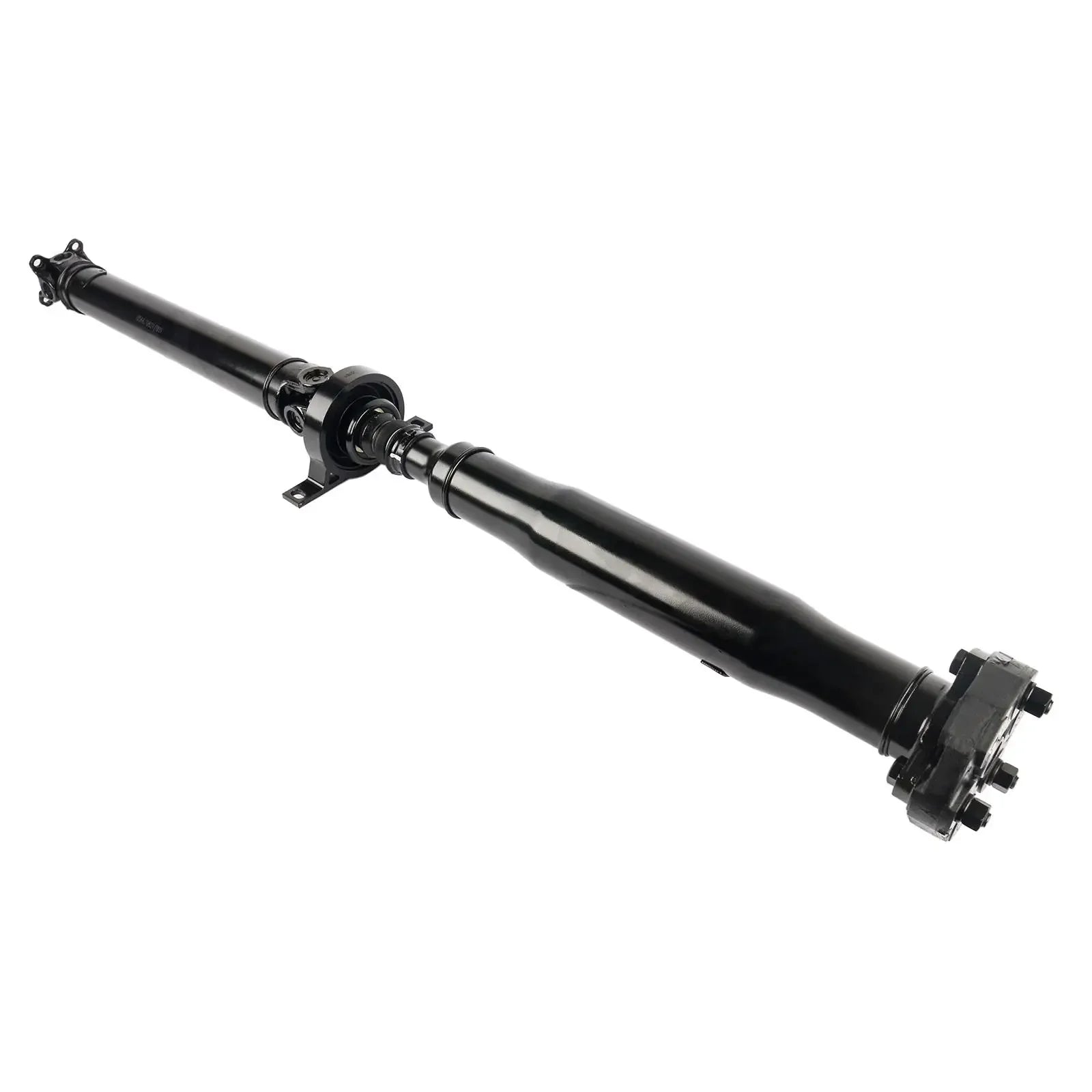 Czarny metalowy wał napędowy tylnego zespołu do bmw x3 e83 2004 2006 3.0l z elementami przegubowymi i nr części