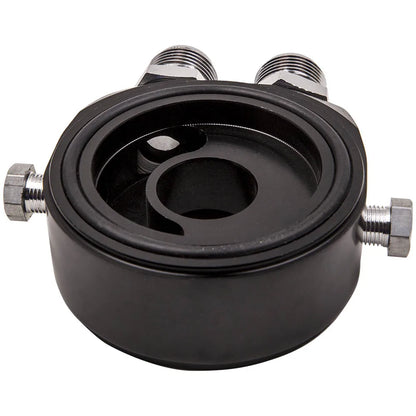 Universeller 10-reihiger AN-10-Motor-Ölkühlersatz aus Aluminium + Filteradapter-Schlauchende
