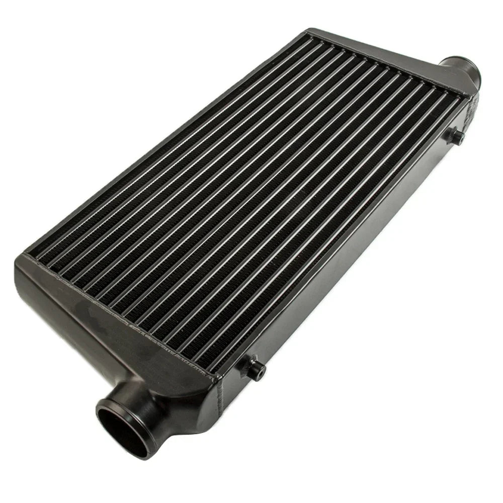 Uniwersalny aluminiowy intercooler 600×300×76 mm, wlot i wylot 3 cale