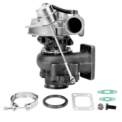 Uniwersalna turbosprężarka T3 T04E V-band 0,63 A/R z wastegate