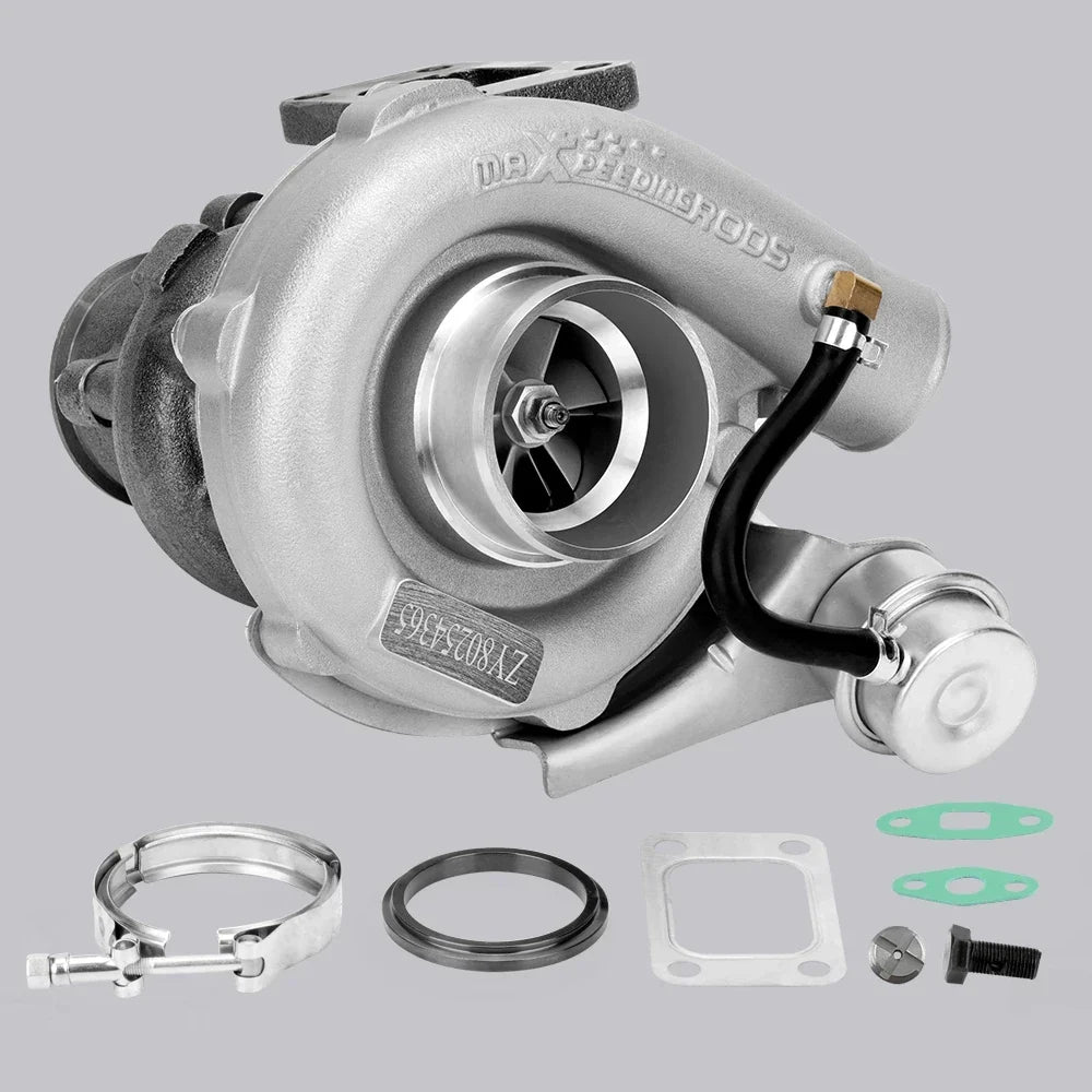 Uniwersalna turbosprężarka T3 T04E V-band 0,63 A/R z wastegate