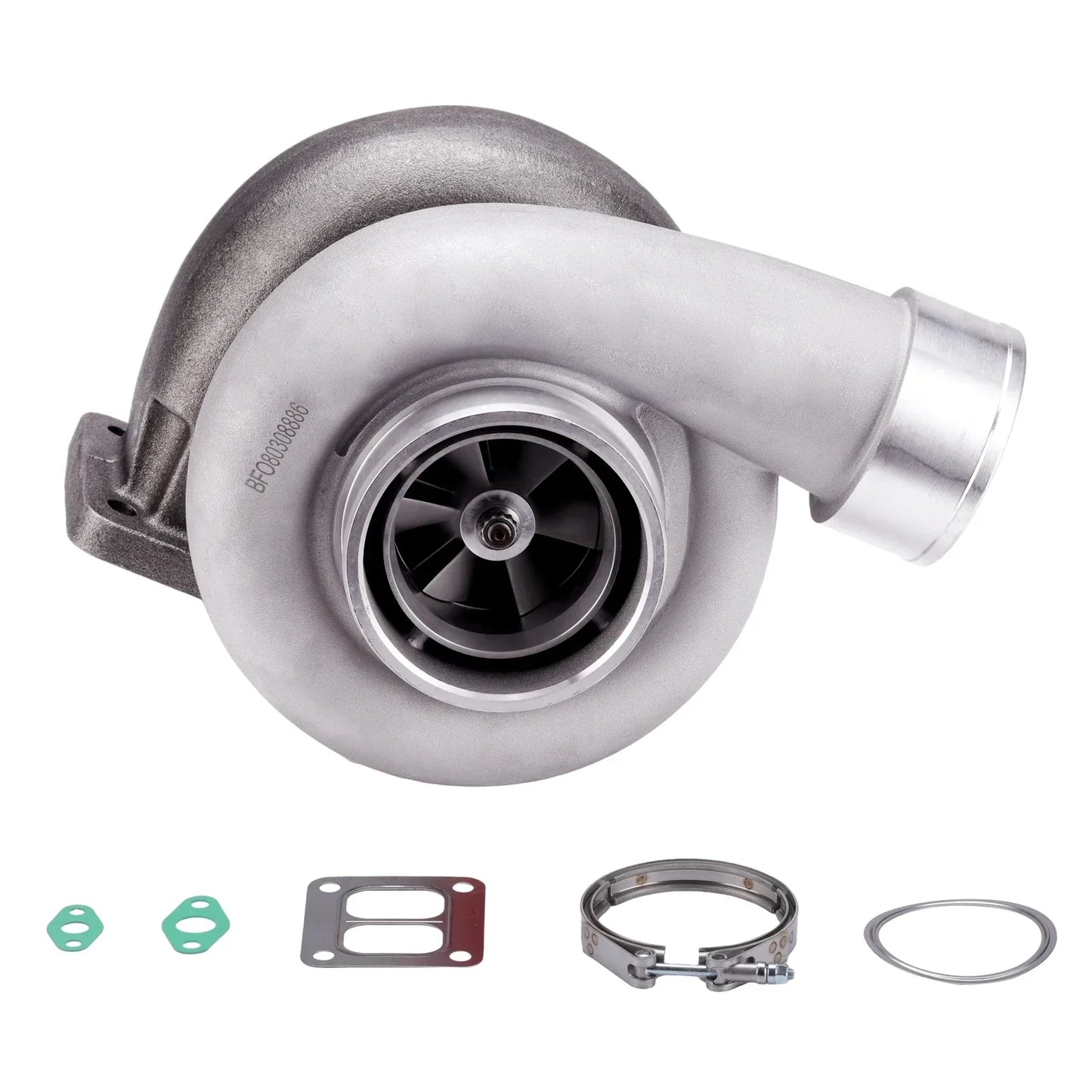 Turbocompressore universale GT45 T4 Twin Scroll A/R 1.05 per motori 4.0-6.0 l