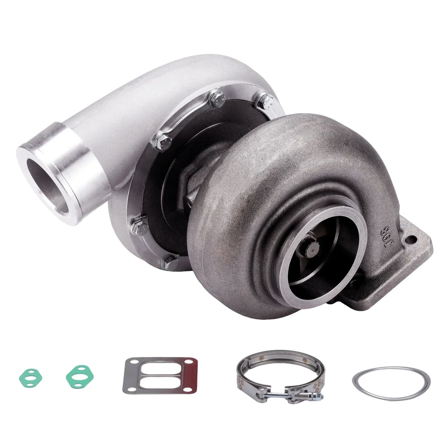 Turbocompressore universale GT45 T4 Twin Scroll A/R 1.05 per motori 4.0-6.0 l