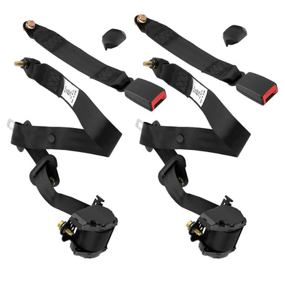 Universal 3-point inertia seat belts, 3 m, 2 pcs.