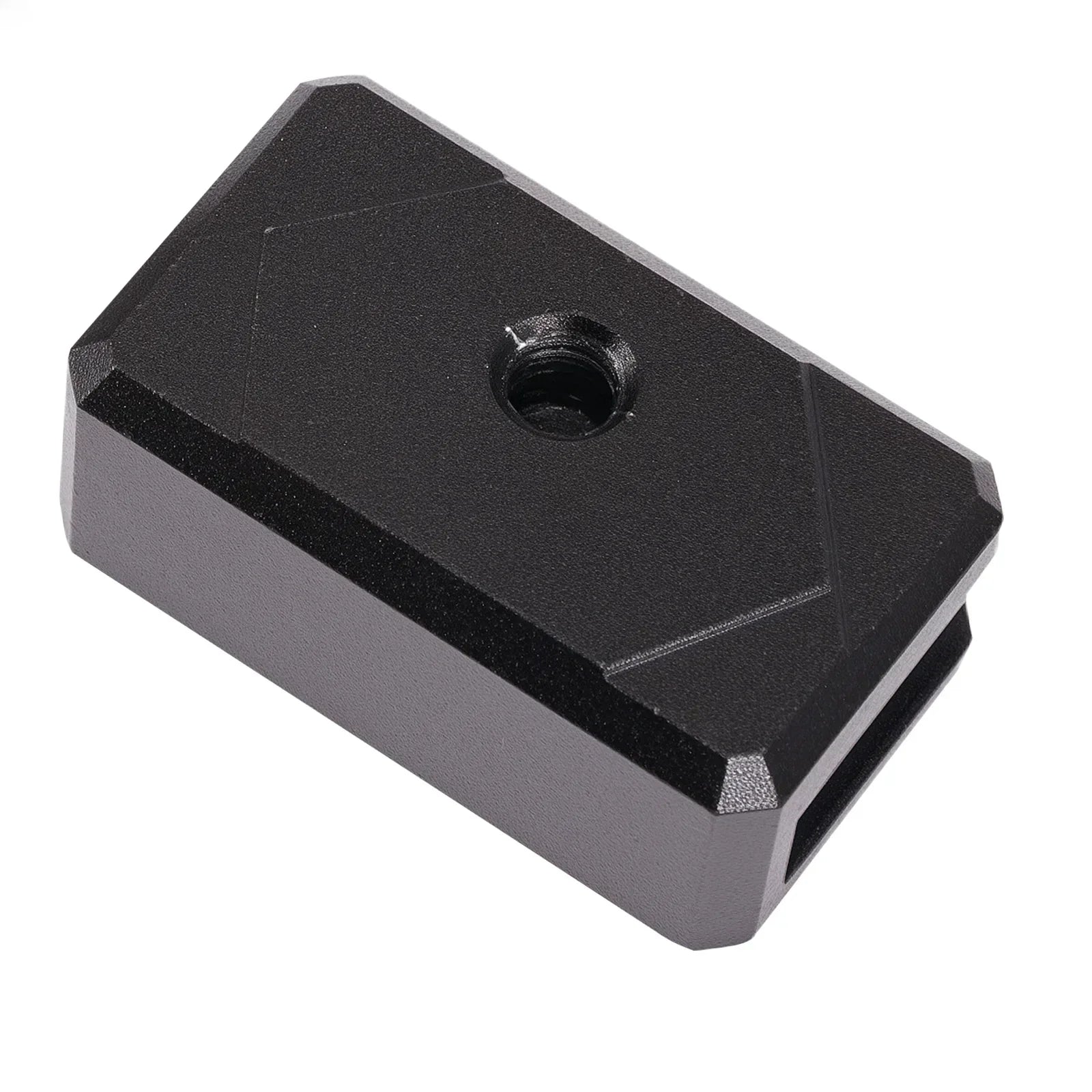 Czarny matowy metalowy adapter do uniwersalnych uchwytów led light bars do montażu na samochodach terenowych