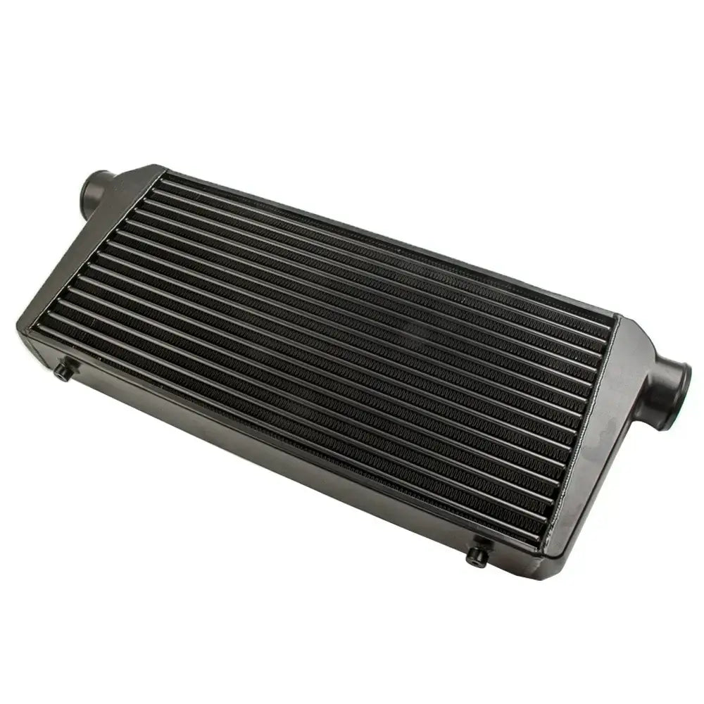 Uniwersalny aluminiowy intercooler 600×300×76 mm, wlot i wylot 3 cale