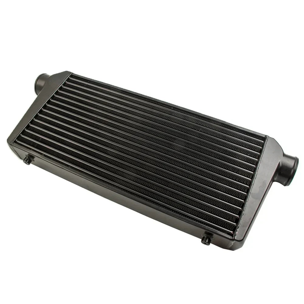 Universal Tube & Fin Turbo Aluminum Intercooler 600x300x76mm 3 IN/OUTLET AU