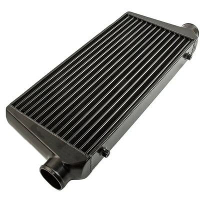 Uniwersalny aluminiowy intercooler 600×300×76 mm, wlot i wylot 3 cale