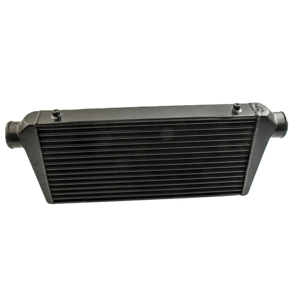 Uniwersalny aluminiowy intercooler 600×300×76 mm, wlot i wylot 3 cale