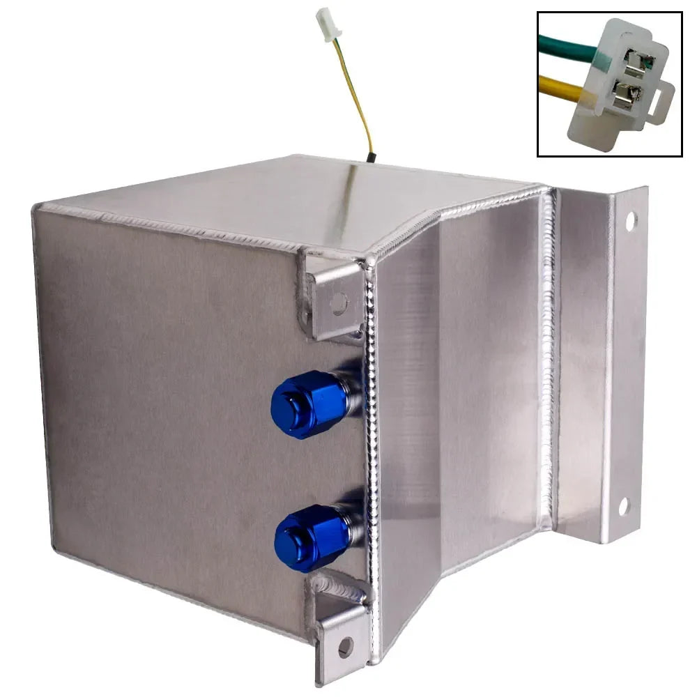 Universal 10 l aluminum fuel tank with foam and sensor