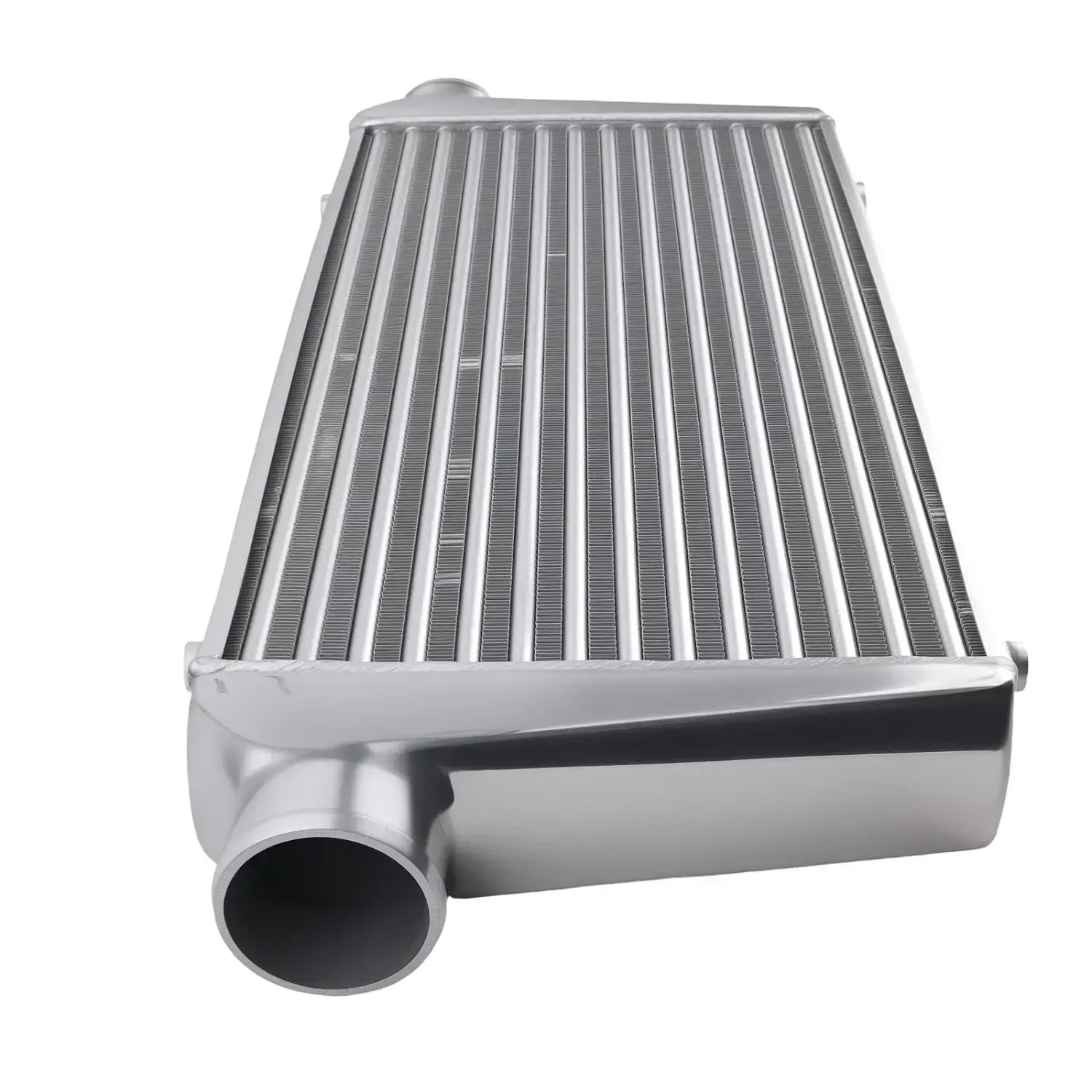 Uniwersalny intercooler front mount 600 × 300 × 76 mm, wlot/wylot 3 cale – zdjęcie produktu
