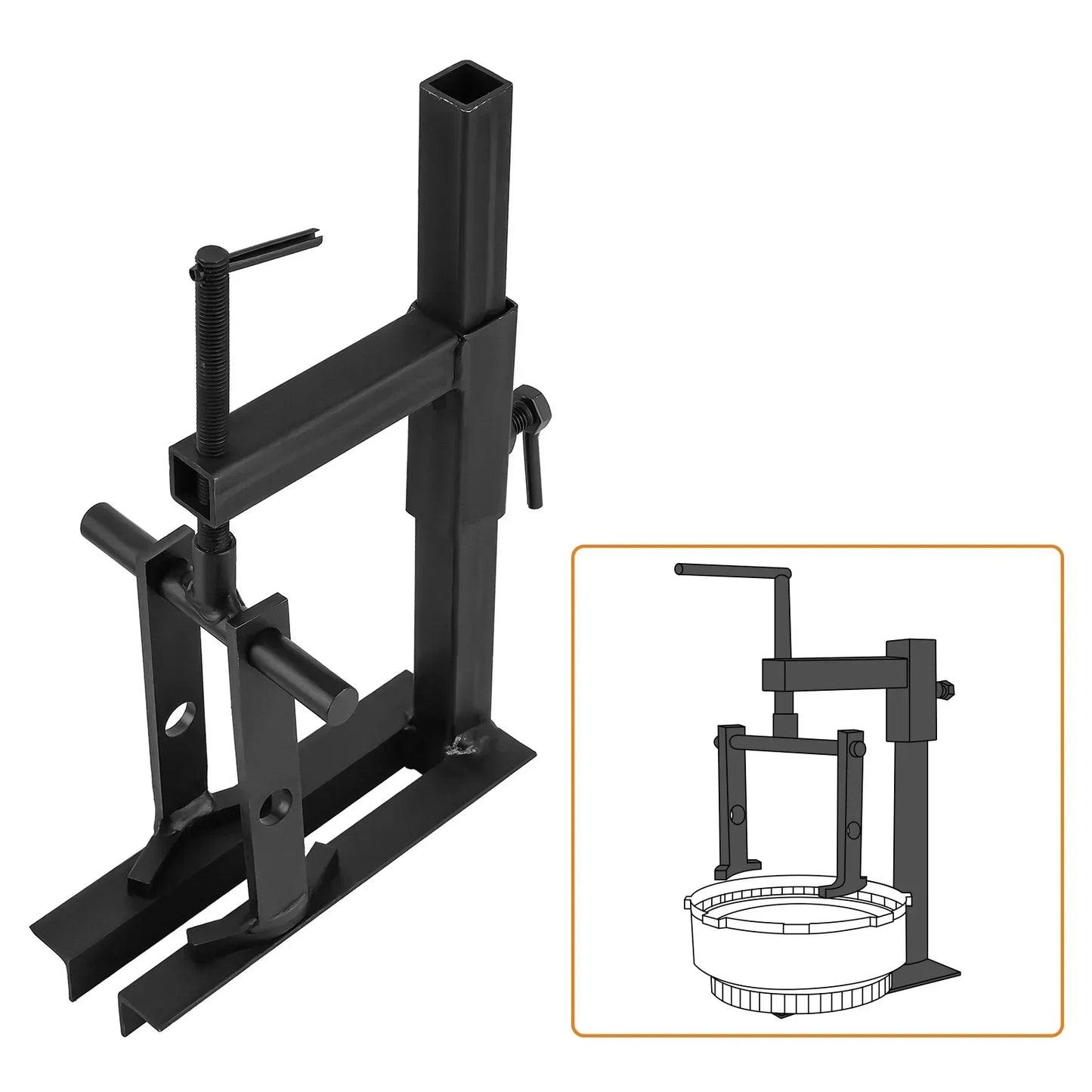 Dispositif universel pour comprimer le ressort du tambour d'embrayage Chrysler T-0158-HD
