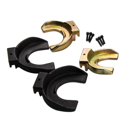 Universal McPherson strut spring extractor with replaceable handles
