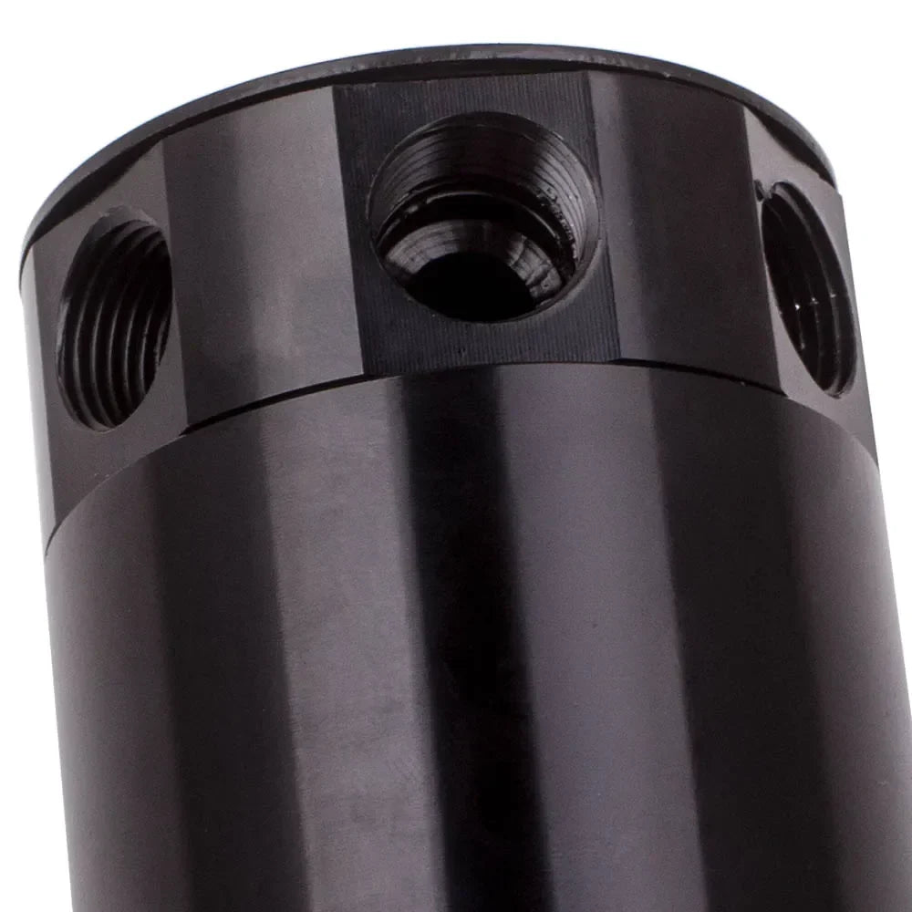 Universeller Odmy-Ölabscheider mit 3 Anschlüssen und Trennwand, Aluminium