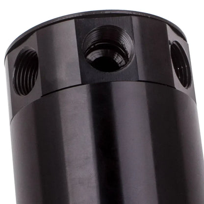 Universeller Odmy-Ölabscheider mit 3 Anschlüssen und Trennwand, Aluminium
