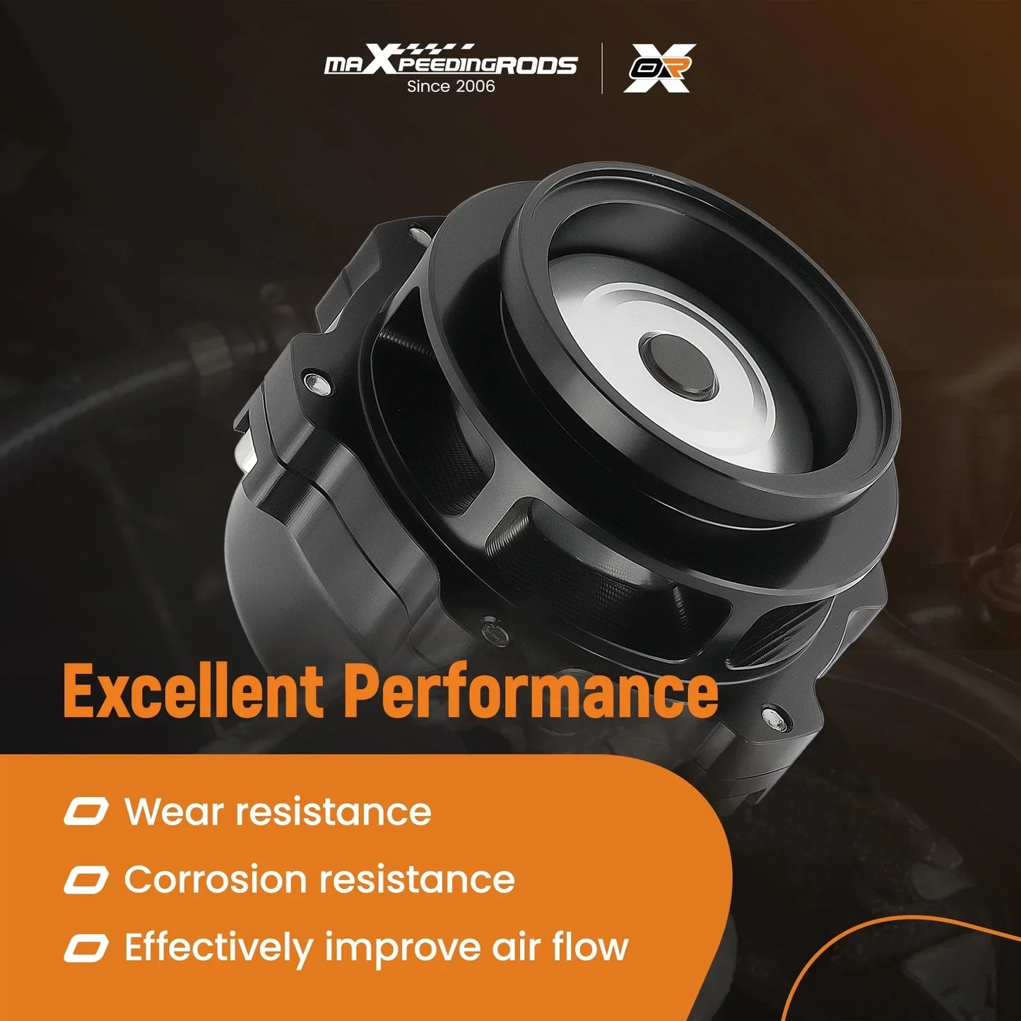 Universal Aluminium 50 mm Turbo Intercooler V-band avblåsningsventilsats