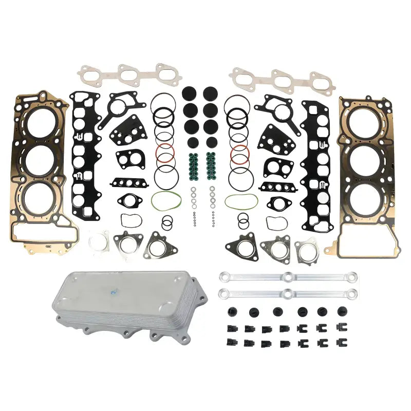 Uszczelka Chłodnicy Oleju Zestaw Łącznika dla Mercedes OM642 V6 CDI W164 W211 C218 A207 S204 C219 X204 W204 W212 W203