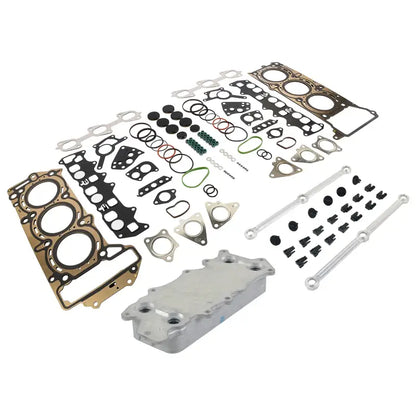 Uszczelka Chłodnicy Oleju Zestaw Łącznika dla Mercedes OM642 V6 CDI W164 W211 C218 A207 S204 C219 X204 W204 W212 W203