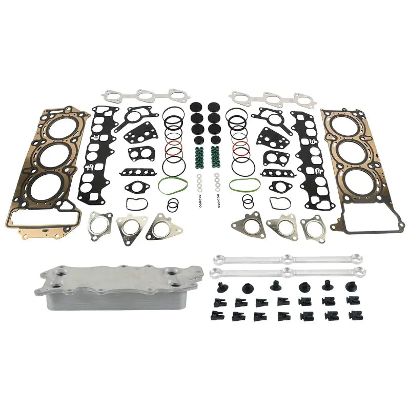 Uszczelka Chłodnicy Oleju Zestaw Łącznika dla Mercedes OM642 V6 CDI W164 W211 C218 A207 S204 C219 X204 W204 W212 W203