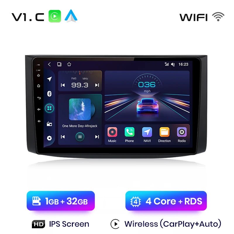 V1 Plus Car Radio For Chevrolet Aveo 2006 - 2012 wireless CarPlay Android Auto car intelligent systems No 2 din 2din DVD - Multigenus